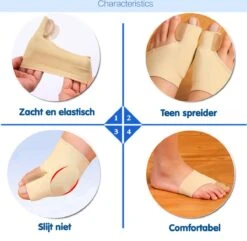 Merkloos Hallux Valgus Teenbeschermers - 2 Stuks - Teenspreiders 9 Merkloos Hallux Valgus Teenbeschermers - 2 Stuks - Teenspreiders -Lichaamsverzorging Winkel 1200x1170