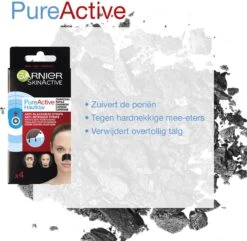 Garnier Skinactive Face SkinActive PureActive Nose Strips Charcoal - 2 X 4 Stuks - Voordeelverpakking -Lichaamsverzorging Winkel 1200x1171 7
