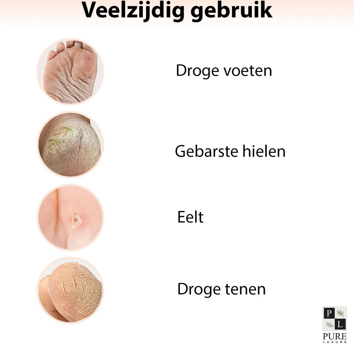 PureLuxure Voetmasker - Voetverzorging - Eeltsokken - Eelt Verwijderaar - Voetenmasker - Peel Off Masker - 1 Paar (2 Stuks) 10 PureLuxure Voetmasker - Voetverzorging - Eeltsokken - Eelt Verwijderaar - Voetenmasker - Peel Off Masker - 1 Paar (2 Stuks) - Afbeelding 8