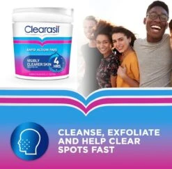 Clearasil Ultra Rapid Action Pads - Reinigingsdoekjes - 2 X 65 Stuks -Lichaamsverzorging Winkel 1200x1175 2