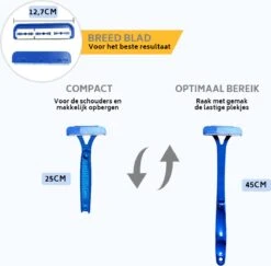 Duurzaam Rug Scheermes Incl. Mesjes - Voor Rug Scheren - Benen Scheren - Rughaar Verwijderen - Back & Body Shaver -Lichaamsverzorging Winkel 1200x1180 8