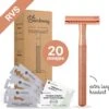 Bamboozy Safety Razor RVS + 20 Scheermesjes Rose Gold Goud Voor Vrouwen Dames Zero Waste Duurzaam Scheermesje Veiligheidsscheermes 1 Bamboozy Safety Razor RVS + 20 Scheermesjes Rose Gold Goud Voor Vrouwen Dames Zero Waste Duurzaam Scheermesje Veiligheidsscheermes -Lichaamsverzorging Winkel 1200x1182 11
