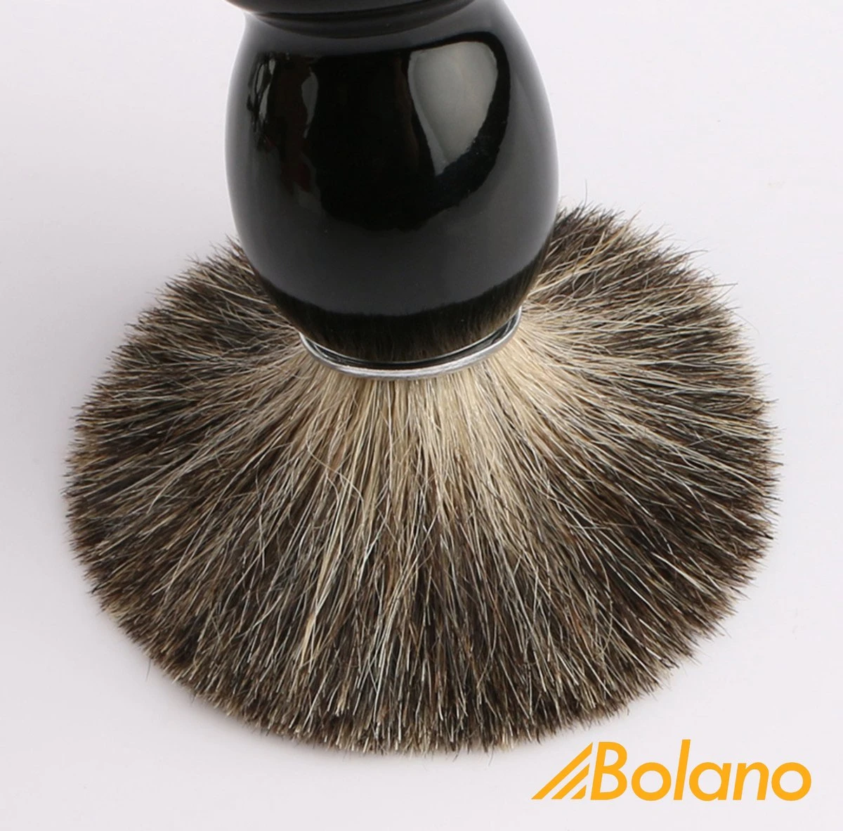 Bolano® Premium Duurzaam Scheerkwast Black Wood - Klassiek Scheerkwast Voor Mannen En Vrouwen - 100% Soepel Haar Voor Een Optimale Verdeling 5 Bolano® Premium Duurzaam Scheerkwast Black Wood - Klassiek Scheerkwast Voor Mannen En Vrouwen - 100% Soepel Haar Voor Een Optimale Verdeling - Afbeelding 3