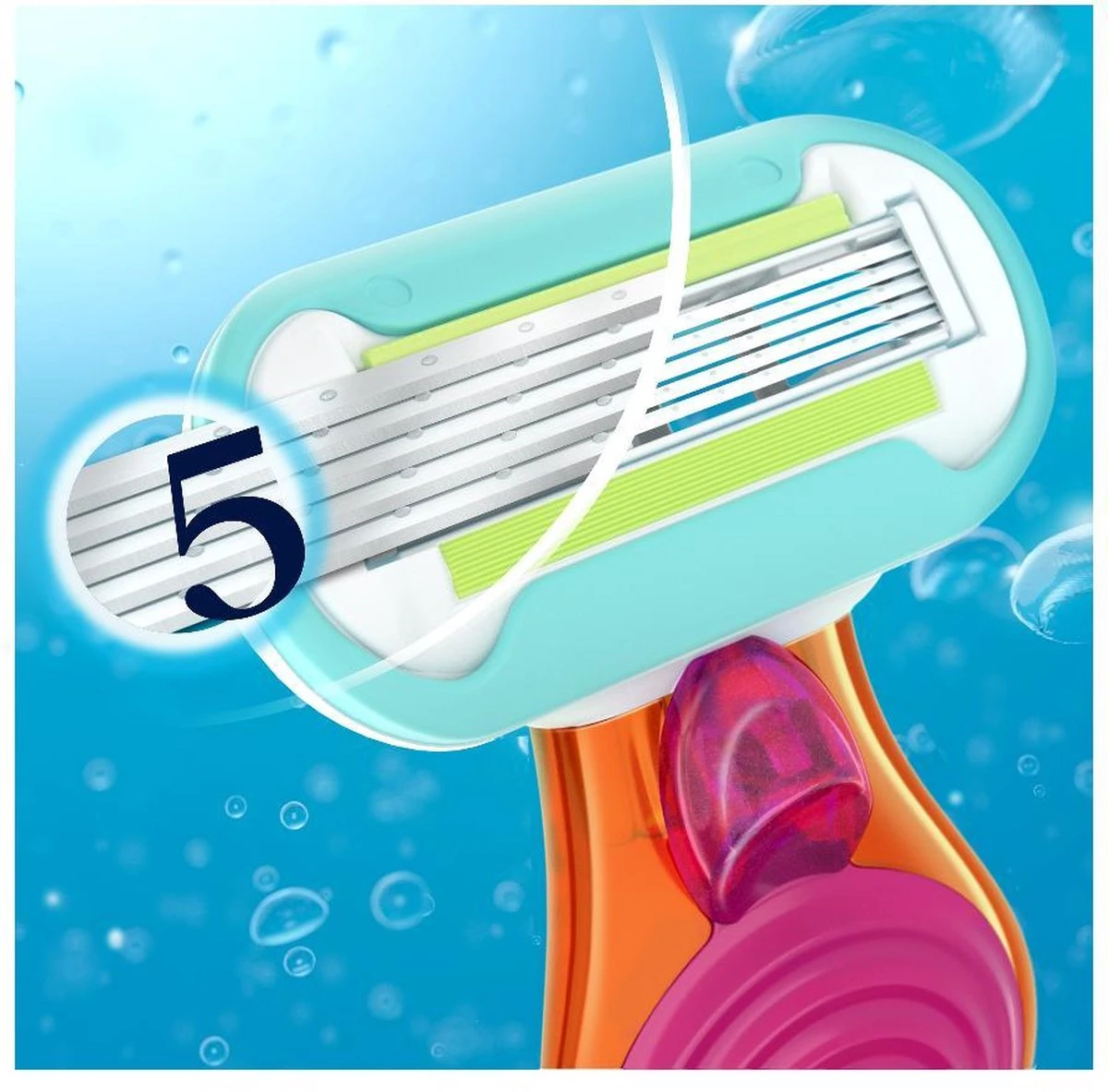 Gillette Venus Snap Extra Glad Scheersysteem Vrouwen 8 Gillette Venus Snap Extra Glad Scheersysteem Vrouwen - Afbeelding 6