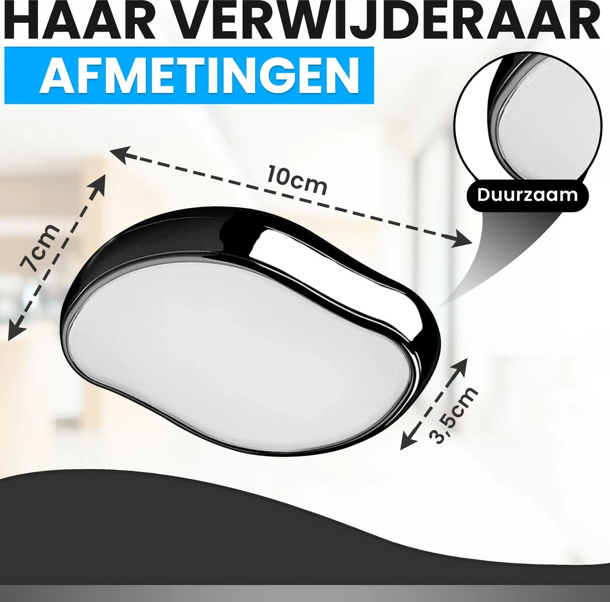 Crystal Hair Removal - Ontharing - Epilator - Pad - Bleame - Scrubi - Pijnloze Lichaamshaarverwijdering 4 Crystal Hair Removal - Ontharing - Epilator - Pad - Bleame - Scrubi - Pijnloze Lichaamshaarverwijdering - Afbeelding 2