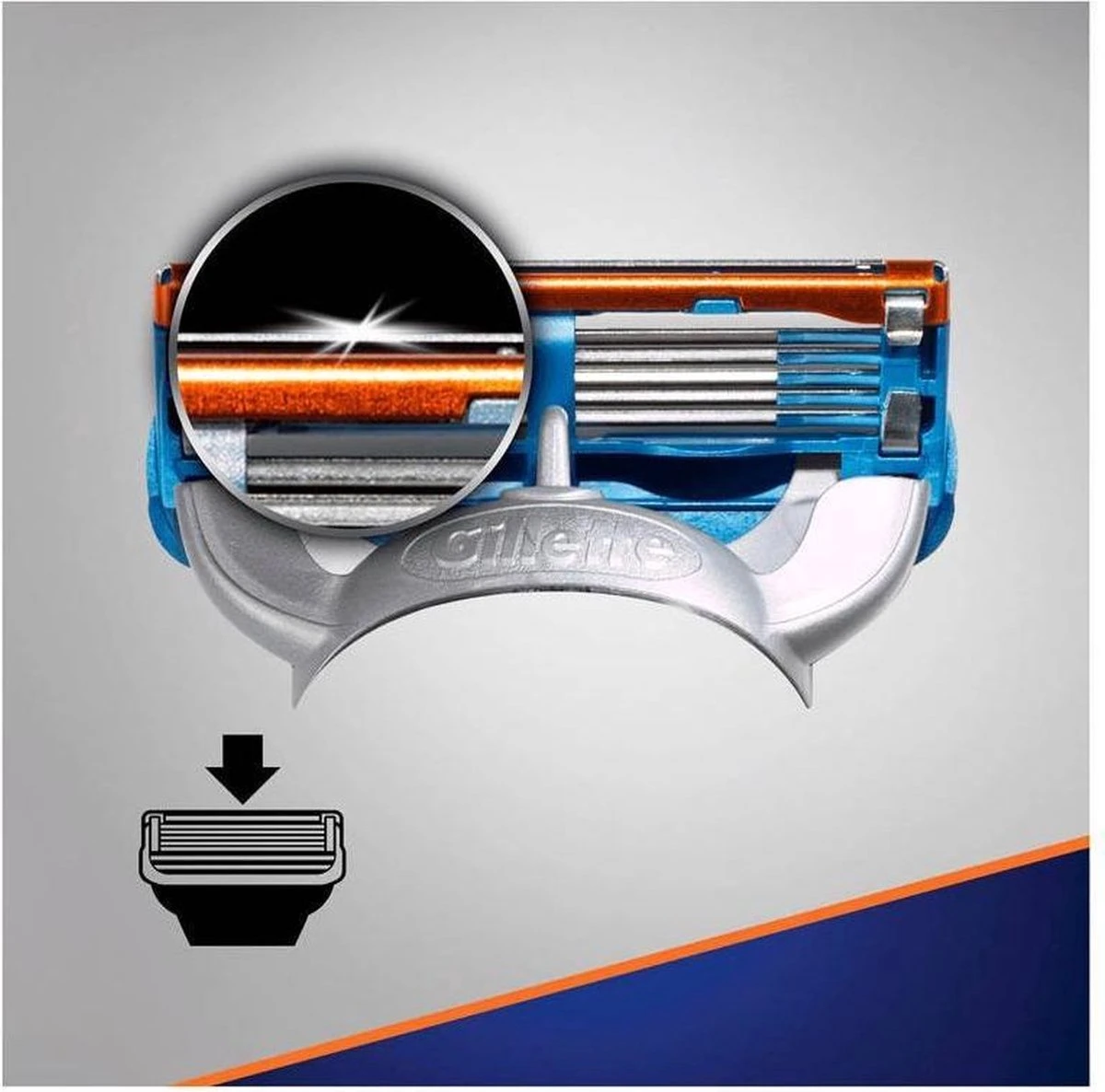 Gillette® Gillette Fusion5 Navulmesjes - Voordeelverpakking 18 Stuks 4 Gillette® Gillette Fusion5 Navulmesjes - Voordeelverpakking 18 Stuks - Afbeelding 2