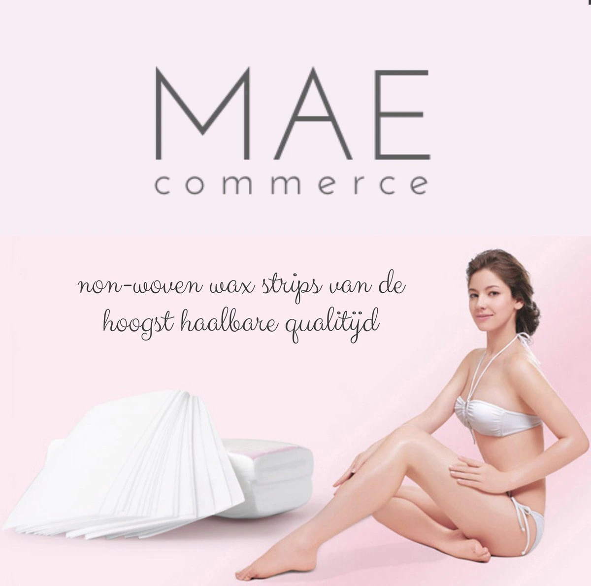 MAE® Wax Strips - Harsstrips - Ontharen - Ontharingsstrips - Nonwoven - Waxstrips - Non Woven - Wax Epilator - Voor Het Doeltreffend Verwijderen Van Ongewenste Haartjes - 100 Stuks 7 MAE® Wax Strips - Harsstrips - Ontharen - Ontharingsstrips - Nonwoven - Waxstrips - Non Woven - Wax Epilator - Voor Het Doeltreffend Verwijderen Van Ongewenste Haartjes - 100 Stuks - Afbeelding 5