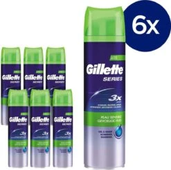 Gillette - Scheergel - Sensitive Gevoelige Huid - 6 X 200 ML - Voordeelverpakking -Lichaamsverzorging Winkel 1200x1190 4