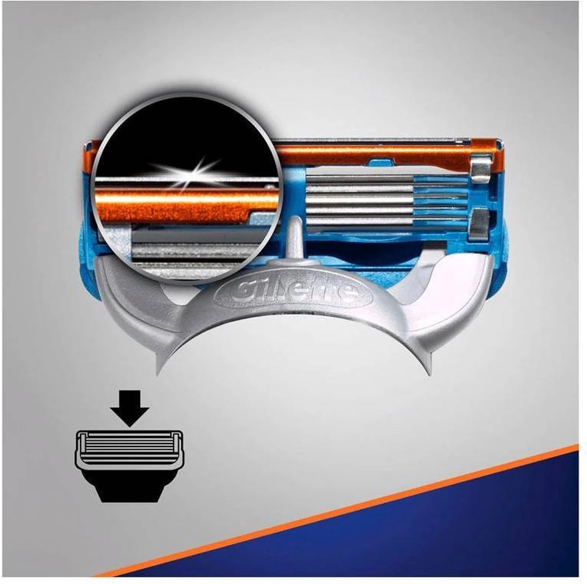 Gillette® Gillette Fusion 5 - 20 Stuks - Scheermesjes 6 Gillette® Gillette Fusion 5 - 20 Stuks - Scheermesjes - Afbeelding 4