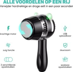 Vulpes BeautyCare® Elektrische Eelt Verwijderaar Pro – Stofzuigfunctie – 3 Snelheden – Inclusief 3 Vijlschijven & Borstel - USB-Oplaadbaar 17 Vulpes BeautyCare® Elektrische Eelt Verwijderaar Pro – Stofzuigfunctie – 3 Snelheden – Inclusief 3 Vijlschijven & Borstel - USB-Oplaadbaar -Lichaamsverzorging Winkel 1200x1194 1