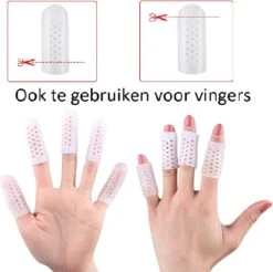 Teenbeschermer - Teenbeschermers Siliconen - Teenbeschermer Kleine Teen - Teenbeschermer Grote Teen - Teenkap - Teenspreider - Er Worden 3 Paar Geleverd - S,M,L - Wit 14 Teenbeschermer - Teenbeschermers Siliconen - Teenbeschermer Kleine Teen - Teenbeschermer Grote Teen - Teenkap - Teenspreider - Er Worden 3 Paar Geleverd - S,M,L - Wit -Lichaamsverzorging Winkel 1200x1196 1