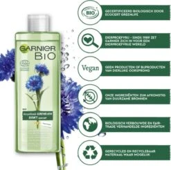 Garnier Bio Micellair Reinigingswater Met Verzachtende Korenbloem - 400 Ml 17 Garnier Bio Micellair Reinigingswater Met Verzachtende Korenbloem - 400 Ml -Lichaamsverzorging Winkel 1200x1196 5