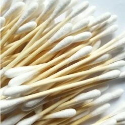 Merkloos Wattenstaafjes Hout - 100 St -Lichaamsverzorging Winkel 1200x1198 10