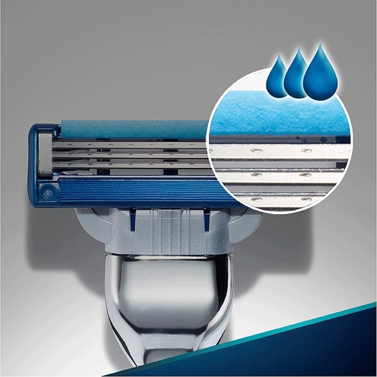 Gillette® Gillette Mach3 Turbo-8 Stuks-scheermesjes 4 Gillette® Gillette Mach3 Turbo-8 Stuks-scheermesjes - Afbeelding 2