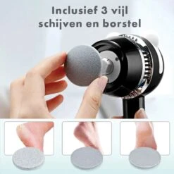 TTC - Elektrische Eeltverwijderaar - Stofzuigfunctie - 3 Snelheden - Inclusief 3 Vijlschijven & Borstel USB-Oplaadbaar -- Voetverzorging - Voetvijl Elektrisch - Pedicureset Elektrisch Voeten -Moederdag 14 TTC - Elektrische Eeltverwijderaar - Stofzuigfunctie - 3 Snelheden - Inclusief 3 Vijlschijven & Borstel USB-Oplaadbaar -- Voetverzorging - Voetvijl Elektrisch - Pedicureset Elektrisch Voeten -Moederdag -Lichaamsverzorging Winkel 1200x1198 5