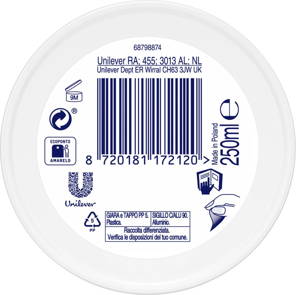 Dove Body Cream One Cream Rich - 250 Ml 4 Dove Body Cream One Cream Rich - 250 Ml - Afbeelding 2