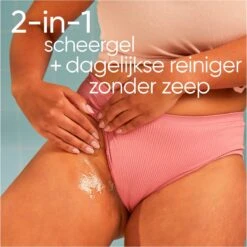 Gillette Venus Satin Care Voor Schaamhaar - 2-In-1 Reiniger + Scheergel - 190 Ml -Lichaamsverzorging Winkel 1200x1199 34