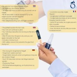 Herome Herome SOS Nail Repair -Repareer Eenvoudig Gescheurde Ingescheurde Nagels - Nagellijm Met Vijl - 10ml. -Lichaamsverzorging Winkel 1200x1200 100