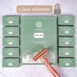 OrganiGoods Safety Razor Blades - 50 Stuks - Mesjes - Platinum Scheermesjes - Navulling Mesjes - Alle Lichaamsdelen - Double Edge Blade Scheermes - Zero Waste 14 OrganiGoods Safety Razor Blades - 50 Stuks - Mesjes - Platinum Scheermesjes - Navulling Mesjes - Alle Lichaamsdelen - Double Edge Blade Scheermes - Zero Waste -Lichaamsverzorging Winkel 1200x1200 1013