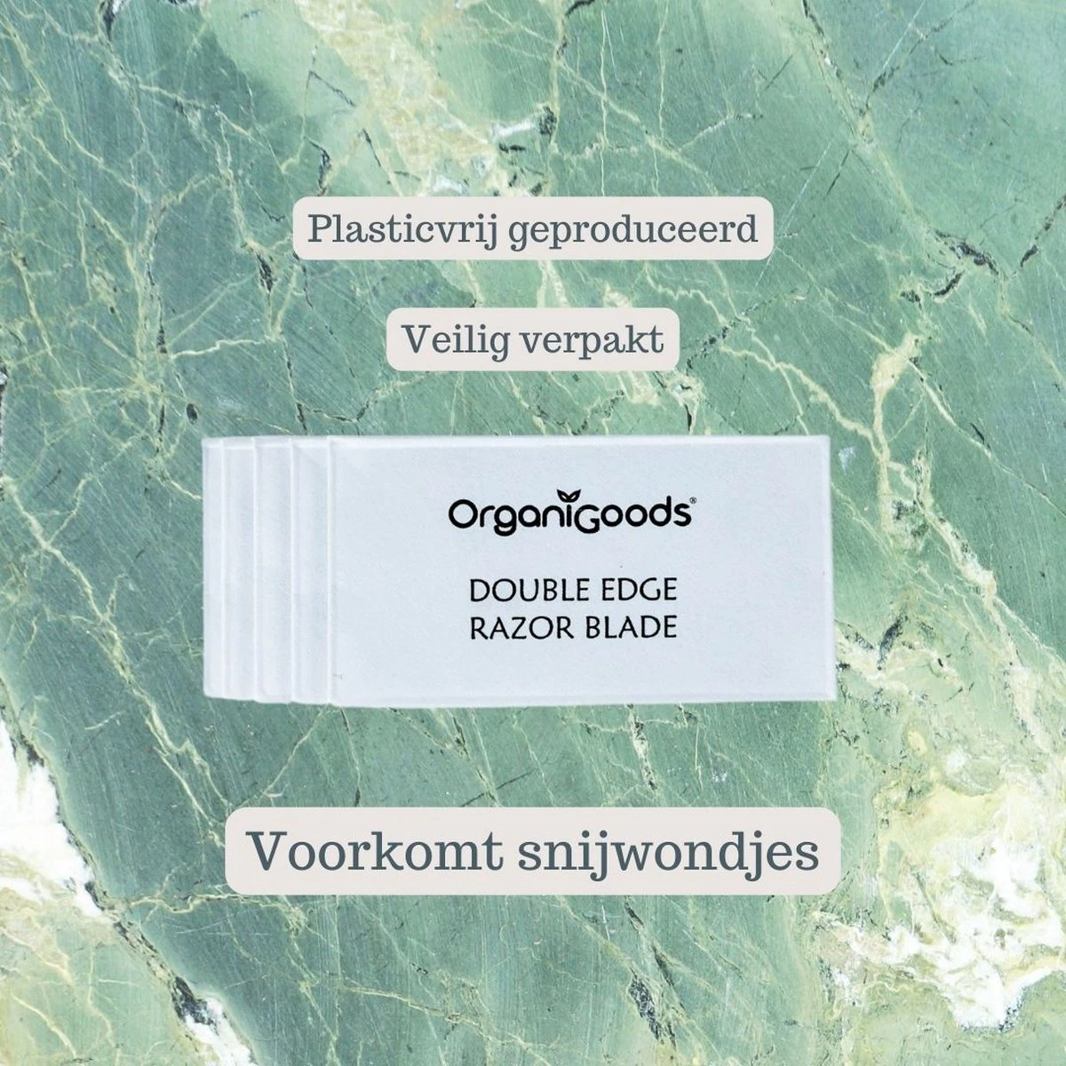 OrganiGoods Safety Razor Blades - 50 Stuks - Mesjes - Platinum Scheermesjes - Navulling Mesjes - Alle Lichaamsdelen - Double Edge Blade Scheermes - Zero Waste 9 OrganiGoods Safety Razor Blades - 50 Stuks - Mesjes - Platinum Scheermesjes - Navulling Mesjes - Alle Lichaamsdelen - Double Edge Blade Scheermes - Zero Waste - Afbeelding 7