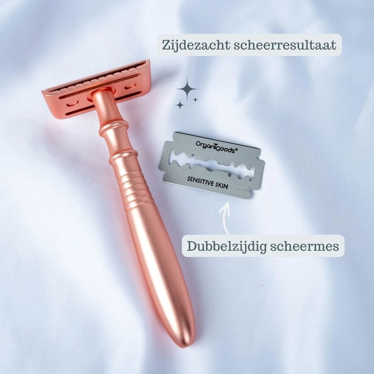 OrganiGoods Safety Razor Blades - 50 Stuks - Mesjes - Platinum Scheermesjes - Navulling Mesjes - Alle Lichaamsdelen - Double Edge Blade Scheermes - Zero Waste 11 OrganiGoods Safety Razor Blades - 50 Stuks - Mesjes - Platinum Scheermesjes - Navulling Mesjes - Alle Lichaamsdelen - Double Edge Blade Scheermes - Zero Waste - Afbeelding 9