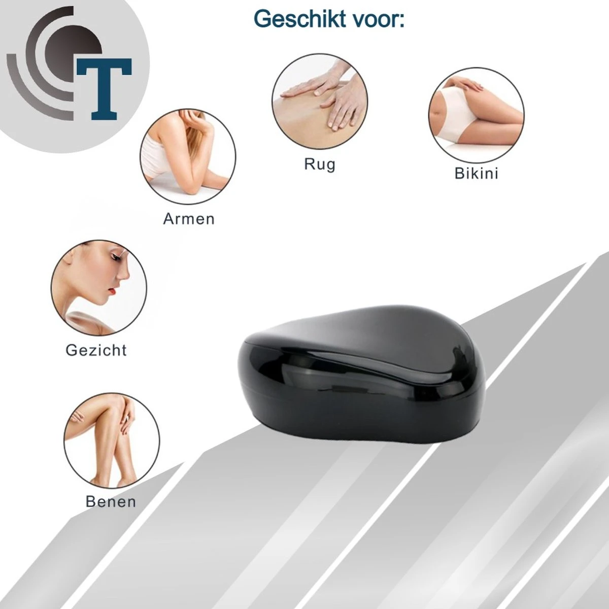 | Twinza® | Crystal Hair Removal | Haarverwijderaar | Kristalpad Haarverwijderaar | Ontharing | Scheren | Crystal Hair Remover | Crystal Hair Eraser | Pijnloos Ontharen | ZwartPijnloos 4 | Twinza® | Crystal Hair Removal | Haarverwijderaar | Kristalpad Haarverwijderaar | Ontharing | Scheren | Crystal Hair Remover | Crystal Hair Eraser | Pijnloos Ontharen | ZwartPijnloos - Afbeelding 2