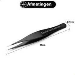 Christian Deluxe - Epileer Pincet - Punt Pincet - Point Tweezer - Dark Sky 5 Christian Deluxe - Epileer Pincet - Punt Pincet - Point Tweezer - Dark Sky -Lichaamsverzorging Winkel 1200x1200 1032