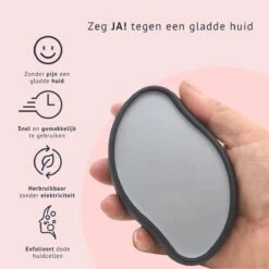 Merkloos Crystal Hair Removal Zwart - Crystal Hair Eraser - Epilator - Kristalpad - Ontharing - Pijnloos - Haarverwijderaar -Lichaamsverzorging Winkel 1200x1200 1083