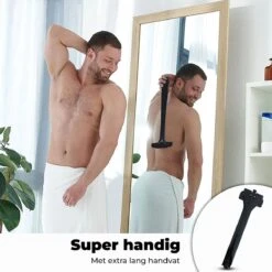 JUST23 Back Shaver - Rug Scheermes - Rughaar Verwijderaar - Rug Scheren - Inklapbaar - Incl. Schoonmaak Borstel 13 JUST23 Back Shaver - Rug Scheermes - Rughaar Verwijderaar - Rug Scheren - Inklapbaar - Incl. Schoonmaak Borstel -Lichaamsverzorging Winkel 1200x1200 1149