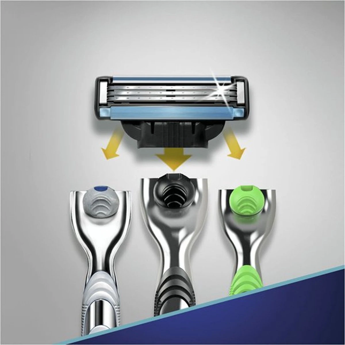 Gillette® Gillette Mach 3 - 8 Stuks - Scheermesjes 5 Gillette® Gillette Mach 3 - 8 Stuks - Scheermesjes - Afbeelding 3