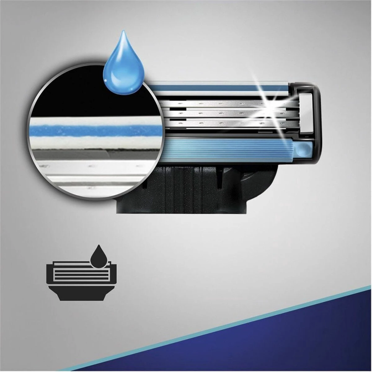 Gillette® Gillette Mach 3 - 8 Stuks - Scheermesjes 7 Gillette® Gillette Mach 3 - 8 Stuks - Scheermesjes - Afbeelding 5