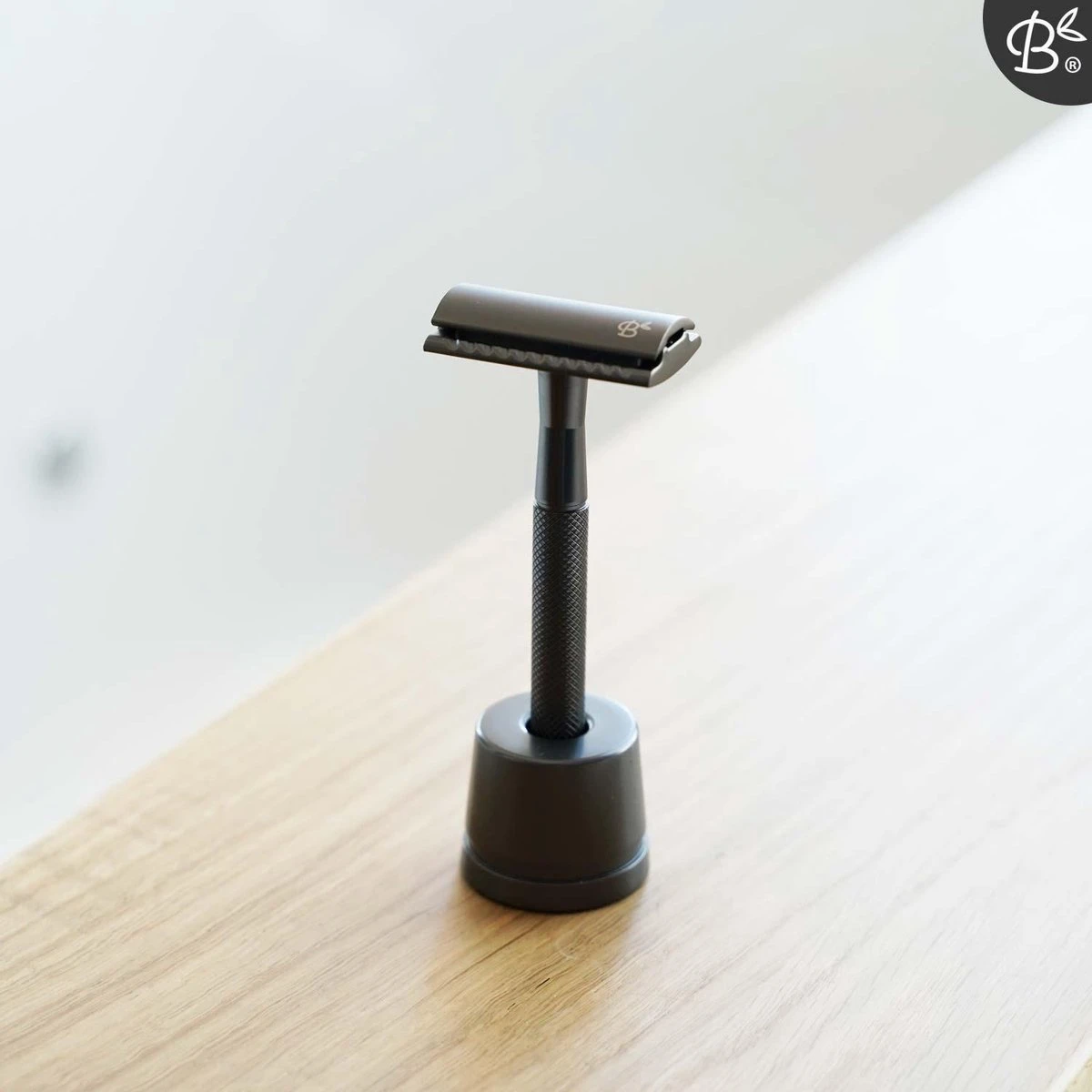 Bamboozy Safety Razor RVS + 20 Scheermesjes Mat Zwart Unisex Mannen Vrouwen Double Edge Single Blade Zero Waste Duurzaam Scheren 6 Bamboozy Safety Razor RVS + 20 Scheermesjes Mat Zwart Unisex Mannen Vrouwen Double Edge Single Blade Zero Waste Duurzaam Scheren - Afbeelding 4