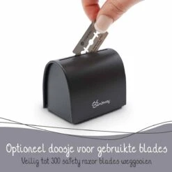 Bamboozy Safety Razor RVS + 20 Scheermesjes Mat Zwart Unisex Mannen Vrouwen Double Edge Single Blade Zero Waste Duurzaam Scheren 21 Bamboozy Safety Razor RVS + 20 Scheermesjes Mat Zwart Unisex Mannen Vrouwen Double Edge Single Blade Zero Waste Duurzaam Scheren -Lichaamsverzorging Winkel 1200x1200 1169