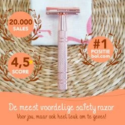 Safety Razor + 20 Scheermesjes Aluminium Rose Gold Goud Voor Vrouwen Dames Venus Scheermes Veiligheidsscheermes 15 Safety Razor + 20 Scheermesjes Aluminium Rose Gold Goud Voor Vrouwen Dames Venus Scheermes Veiligheidsscheermes -Lichaamsverzorging Winkel 1200x1200 1181