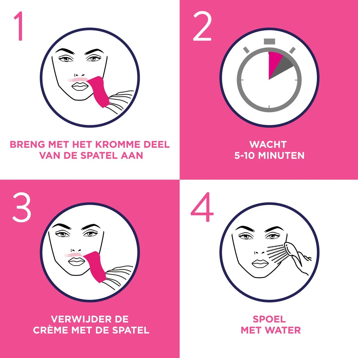 Veet - Minima - Ontharingscrème - Gezicht - 2 X 50 Ml 6 Veet - Minima - Ontharingscrème - Gezicht - 2 X 50 Ml - Afbeelding 4