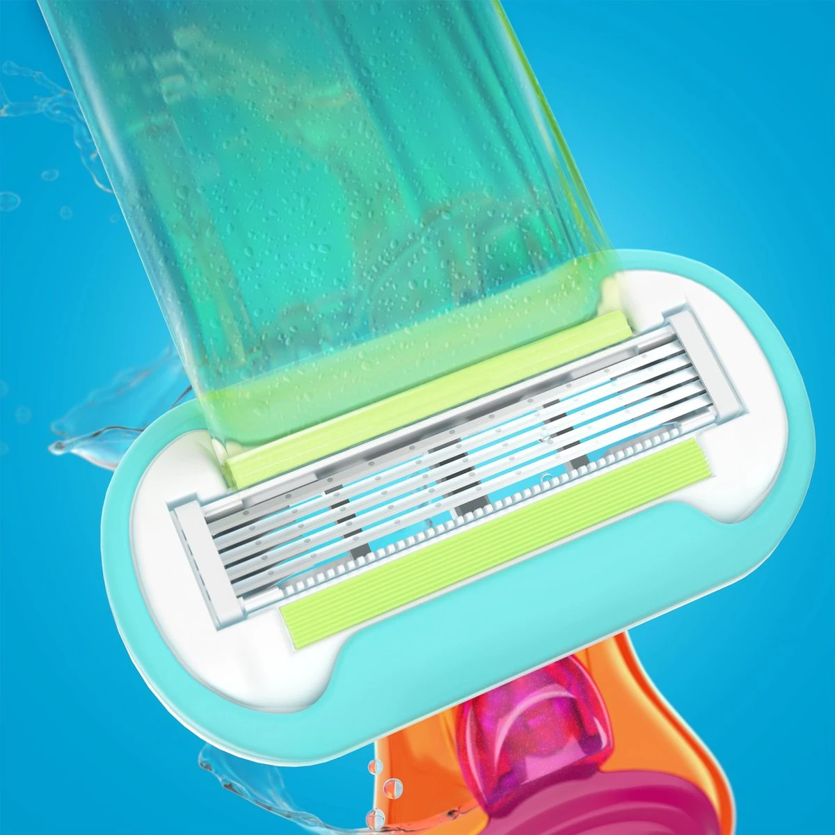 Gillette Venus Snap Extra Glad Scheersysteem Vrouwen 6 Gillette Venus Snap Extra Glad Scheersysteem Vrouwen - Afbeelding 4