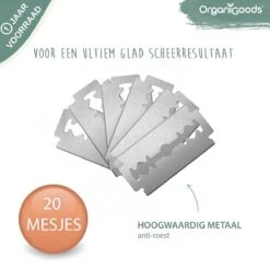OrganiGoods Safety Razor + 20 Scheermesjes Blades - Safety Razor Voor Vrouwen - Rose Gold Goud Scheermes - Double Edge Single Blade - Veiligheidsscheermes - Duurzaam Scheermesje 20 OrganiGoods Safety Razor + 20 Scheermesjes Blades - Safety Razor Voor Vrouwen - Rose Gold Goud Scheermes - Double Edge Single Blade - Veiligheidsscheermes - Duurzaam Scheermesje -Lichaamsverzorging Winkel 1200x1200 1288