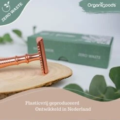 OrganiGoods Safety Razor + 20 Scheermesjes Blades - Safety Razor Voor Vrouwen - Rose Gold Goud Scheermes - Double Edge Single Blade - Veiligheidsscheermes - Duurzaam Scheermesje 22 OrganiGoods Safety Razor + 20 Scheermesjes Blades - Safety Razor Voor Vrouwen - Rose Gold Goud Scheermes - Double Edge Single Blade - Veiligheidsscheermes - Duurzaam Scheermesje -Lichaamsverzorging Winkel 1200x1200 1290