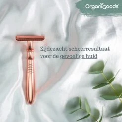OrganiGoods Safety Razor + 20 Scheermesjes Blades - Safety Razor Voor Vrouwen - Rose Gold Goud Scheermes - Double Edge Single Blade - Veiligheidsscheermes - Duurzaam Scheermesje 23 OrganiGoods Safety Razor + 20 Scheermesjes Blades - Safety Razor Voor Vrouwen - Rose Gold Goud Scheermes - Double Edge Single Blade - Veiligheidsscheermes - Duurzaam Scheermesje -Lichaamsverzorging Winkel 1200x1200 1291