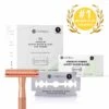 Cosmeau Safety Razor Blades Voor Vrouwen Alle Lichaamsdelen - 50 Stuks Safety Razor Scheermesjes Mesjes Voor Bamboozy Safety Razors - Platinum - Zero Waste -Lichaamsverzorging Winkel 1200x1200 1298