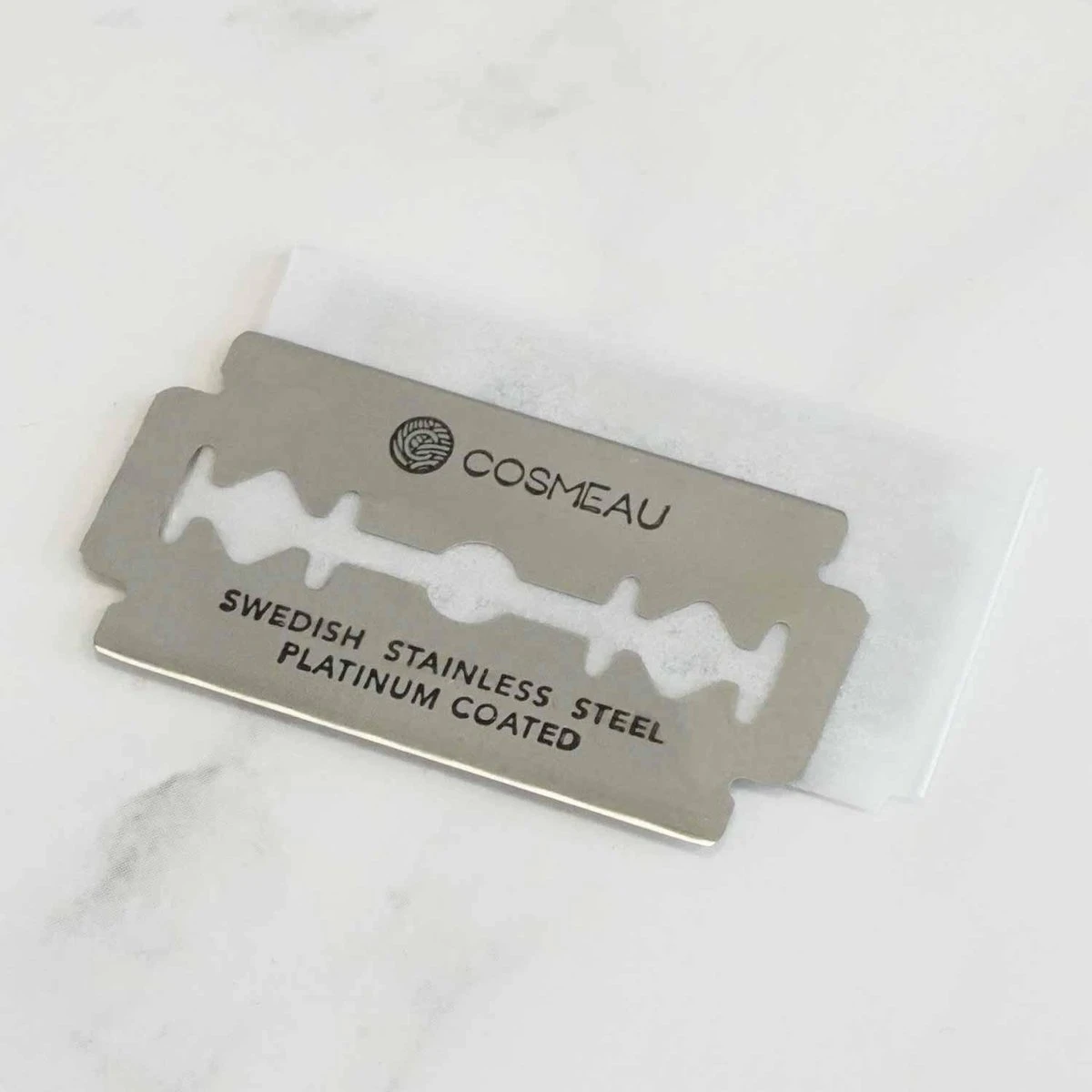 Cosmeau Safety Razor Blades Voor Vrouwen Alle Lichaamsdelen - 50 Stuks Safety Razor Scheermesjes Mesjes Voor Bamboozy Safety Razors - Platinum - Zero Waste 8 Cosmeau Safety Razor Blades Voor Vrouwen Alle Lichaamsdelen - 50 Stuks Safety Razor Scheermesjes Mesjes Voor Bamboozy Safety Razors - Platinum - Zero Waste - Afbeelding 6