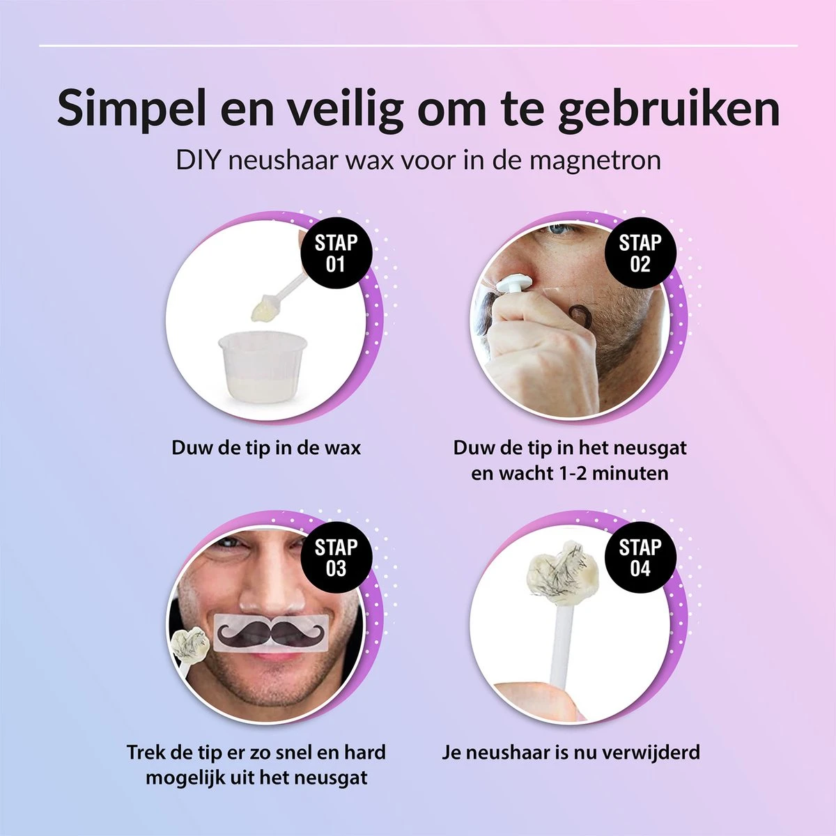 Rivema Luxe Wax Ontharing Set – Neus Ontharing – Wax Beans – Ontharingswax – Ontharen – 7 Maanden Haarvrij 6 Rivema Luxe Wax Ontharing Set – Neus Ontharing – Wax Beans – Ontharingswax – Ontharen – 7 Maanden Haarvrij - Afbeelding 4