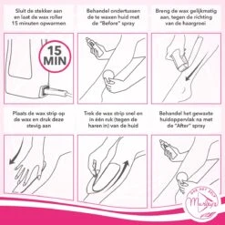 MURLEY'S Wax Apparaat Roll-On Honing Wax Ontharing Set Met 5x Cartridges + Before En After Sprays + 100 Strips- Voor Lichaam En Gezicht - Zwart 13 MURLEY'S Wax Apparaat Roll-On Honing Wax Ontharing Set Met 5x Cartridges + Before En After Sprays + 100 Strips- Voor Lichaam En Gezicht - Zwart -Lichaamsverzorging Winkel 1200x1200 1365