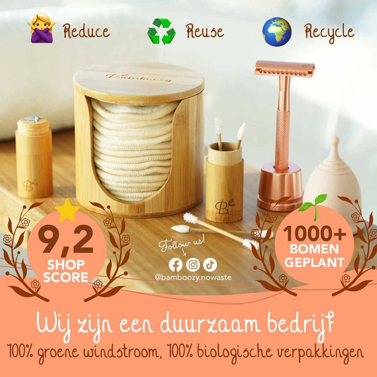 Bamboozy Safety Razor RVS Vlinder + Houder + 20 Scheermesjes Rose Gold Goud Voor Vrouwen Dames Mannen Double Edge Zero Waste Duurzaam Scheren 16 Bamboozy Safety Razor RVS Vlinder + Houder + 20 Scheermesjes Rose Gold Goud Voor Vrouwen Dames Mannen Double Edge Zero Waste Duurzaam Scheren - Afbeelding 14