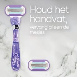 Gillette Venus Deluxe Smooth Swirl - Voor Een Extra Gladde Scheerbeurt - 1 Handvat - 1 Navulmesje -Lichaamsverzorging Winkel 1200x1200 1454