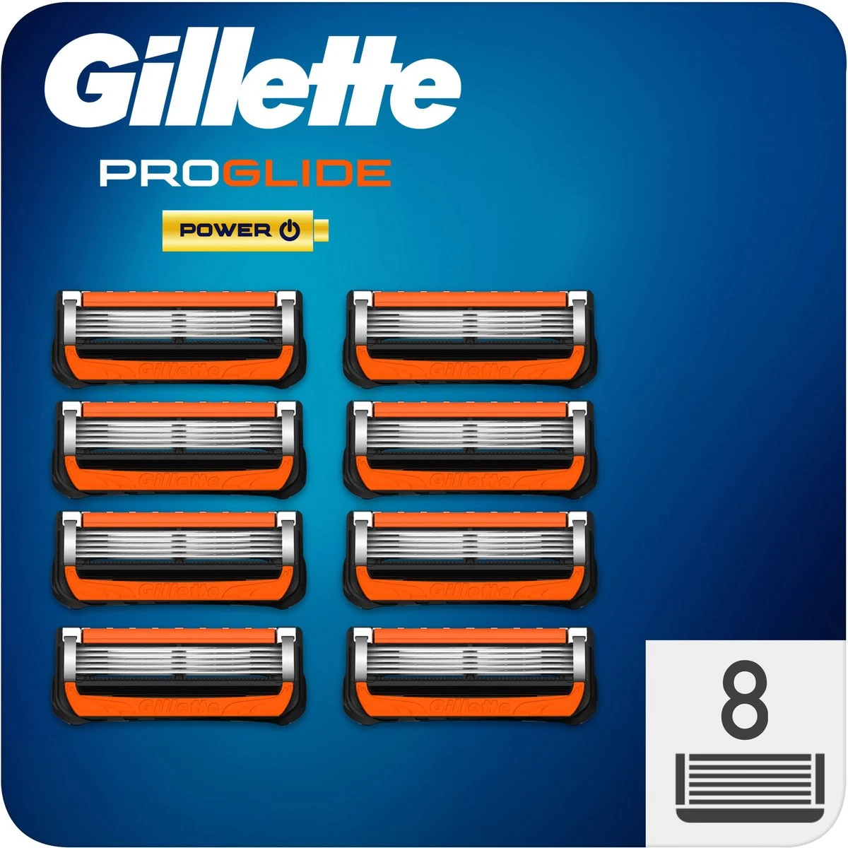 Gillette® Gillette ProGlide Power - Scheermesjes Voor Mannen - 8 Navulmesjes 3 Gillette® Gillette ProGlide Power - Scheermesjes Voor Mannen - 8 Navulmesjes