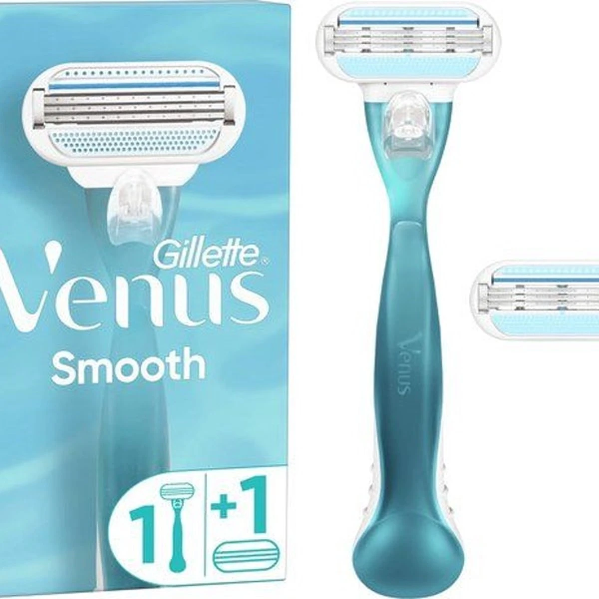 Gillette Venus Smooth Scheersysteem Voor Vrouwen + 1 Navulmesje - Scheermes 12 Gillette Venus Smooth Scheersysteem Voor Vrouwen + 1 Navulmesje - Scheermes - Afbeelding 10