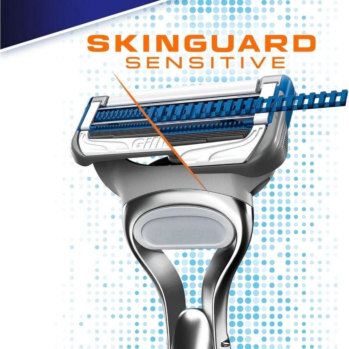 Gillette® Gillette Skinguard Sensitive Scheermesjes Mannen - 8 Stuks 10 Gillette® Gillette Skinguard Sensitive Scheermesjes Mannen - 8 Stuks - Afbeelding 8