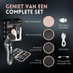 Beeperfect® Elektrische Eeltverwijderaar Met Stofzuigsysteem - Voetvijl - Eeltvijl - IPX7 Waterdicht - Gratis Pedicure Set - Zwart 19 Beeperfect® Elektrische Eeltverwijderaar Met Stofzuigsysteem - Voetvijl - Eeltvijl - IPX7 Waterdicht - Gratis Pedicure Set - Zwart -Lichaamsverzorging Winkel 1200x1200 166
