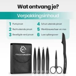 FreshDragon Pincet Epileer Set - Met Wenkbrauw Schaartje En Mesje - Tweezer 20 FreshDragon Pincet Epileer Set - Met Wenkbrauw Schaartje En Mesje - Tweezer -Lichaamsverzorging Winkel 1200x1200 1660